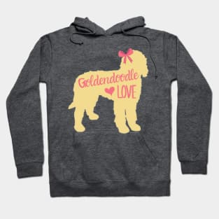 Goldendoodle Car Love Sticker Hoodie